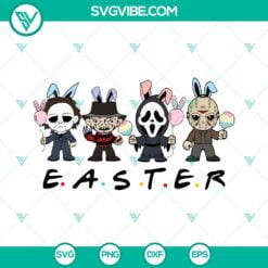 Easter, Movies, SVG Files, Ghostface Easter Bunny SVG Files, Horror Easter SVG 3