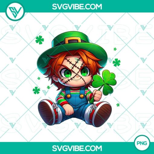 horror characters happy st patrick day png bundle mockup