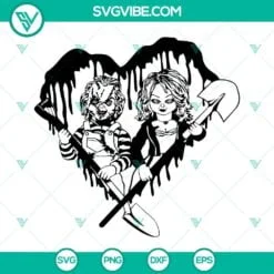 Halloween, SVG Files, Horror Couples Chucky And Tiffany SVG Files, Chucky SVG 2