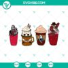 Horror fall Halloween coffee SVG image featuring a scary movie theme perfect for Halloween.