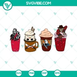 Halloween, Musics, SVG Files, Horror Fall Halloween Coffee SVG Image, Scary 4