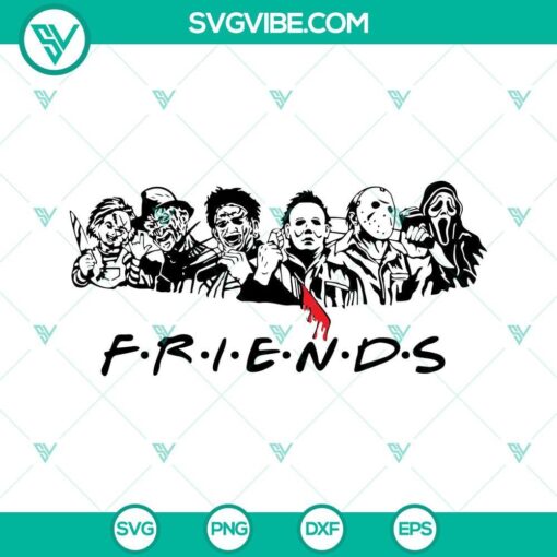 horror friends svg horror characters svg horror movie killers svg horror svg 7 mockup