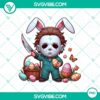 Scary Michael Myers Easter Bunny & Horror Movie Killer Easter Egg designs in PNG format for spooky holiday themes.