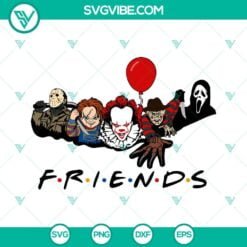 Halloween, SVG Files, Horror Movie Friends SVG Download, Freddy Krueger SVG 2