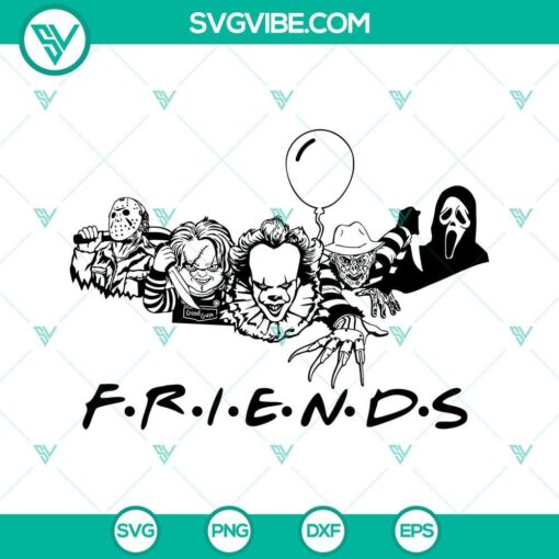 horror movie friends svg scary movie svg horror movie svg horror friends svg 7 mockup