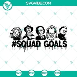 Movies, SVG Files, Horror Movies Squad Goals SVG Images, Michael Myers SVG 4