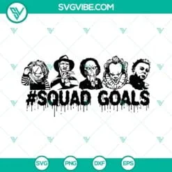 Movies, SVG Files, Horror Movies Squad Goals SVG Images, Michael Myers SVG 2