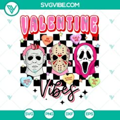 Vintage horror Valentine vibes SVG design with retro Valentine elements.