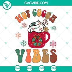 Christmas, SVG Files, Christmas Blend Hot Cocoa Served Here SVG Download, 4