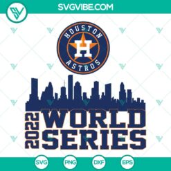 Baseball, Sports, SVG Files, Houston Astros 2022 World Series SVG Images, 20