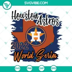 Baseball, Sports, SVG Files, Houston Astros 2022 World Series SVG Image PNG 2