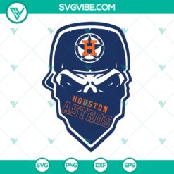 Baseball, Sports, SVG Files, Houston Astros Skull SVG File, Houston Astros Logo 16