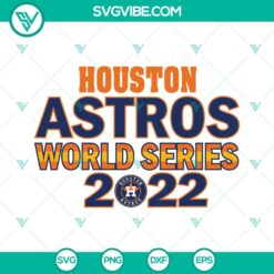 Baseball, Sports, SVG Files, 2022 World Series Champions Houston Astros SVG 4