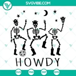 Halloween, SVG Files, Howdy Ghouls SVG Files, Western Ghost SVG Images, Cowboy 4