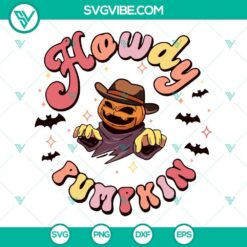 howdy pumpkin svg western ghost svg cowboy ghost svg wild west halloween svg ghost pumpkin svg 7 mockup