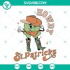 St Patricks Cowboy SVG files with Western theme for Happy St. Patricks Day celebration. Perfect for digital crafting projects.