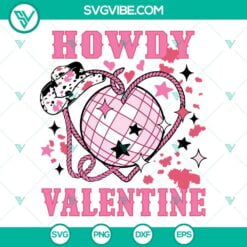 SVG Files, Valentine's Day, Howdy Valentine SVG Images, Disco Ball Valentine 7