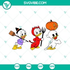 Disney, Halloween, SVG Files, Huey Dewey Louie Halloween SVG Files, Disney Baby 12