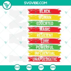 Juneteenth, SVG Files, I Am Black Woman SVG Download, Black Girl Magic SVG 8