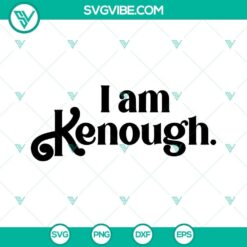 Barbenheimer 2023 Kenough SVG featuring Barbie Ken in PNG and DXF formats for digital download.