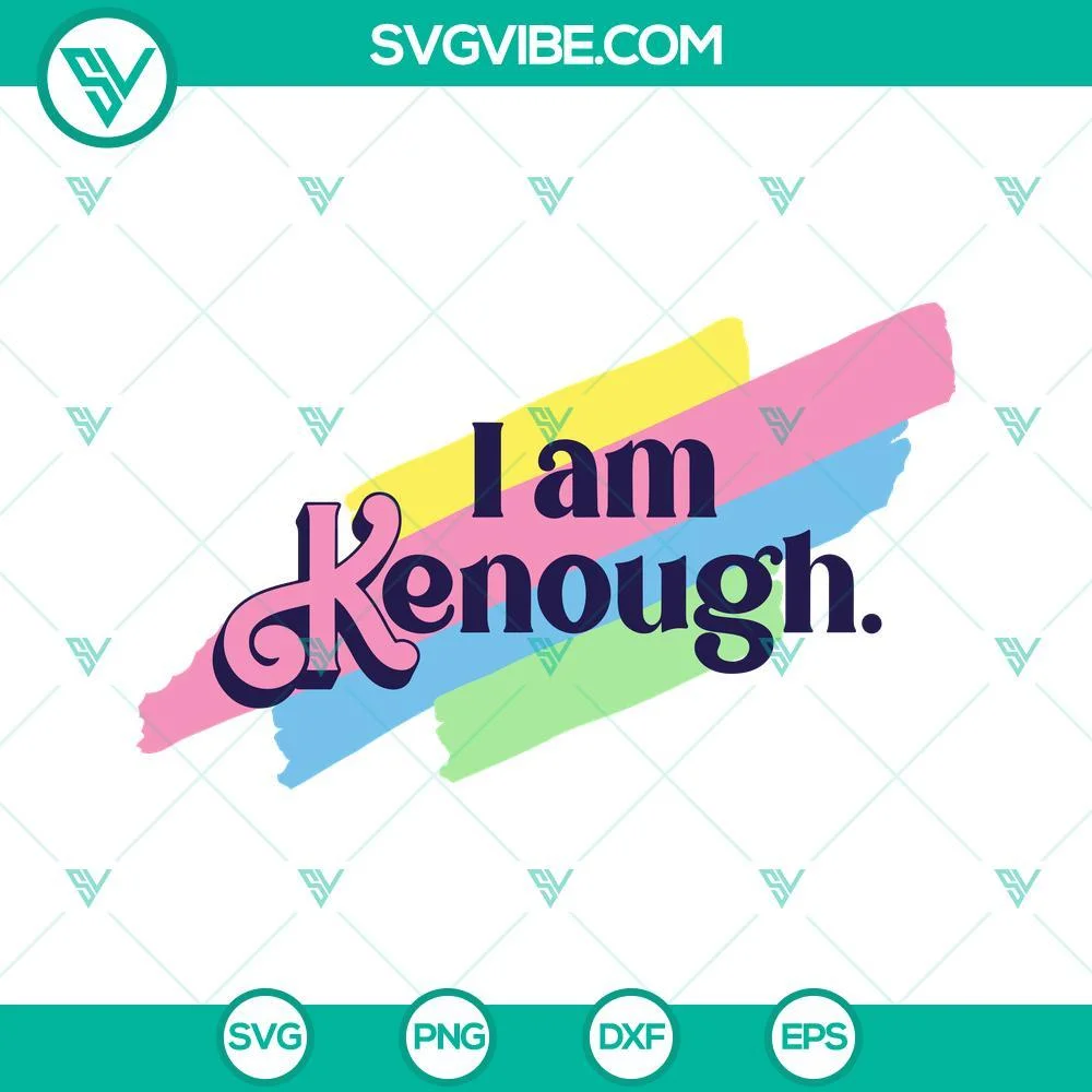 Movies, SVG Files, I Am Kenough SVG Files, Ken SVG Download, Barbie SVG Files, 1