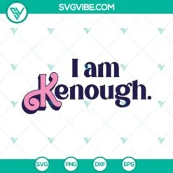 i am kenough svg ken svg barbie svg ken barbie svg funny barbenheimer svg 9 mockup