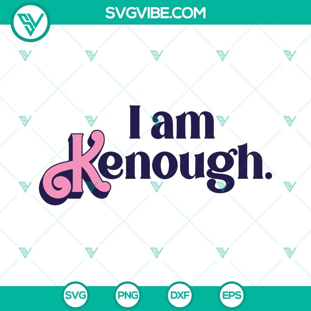 Movies, SVG Files, I Am Kenough SVG Files, Ken SVG Download, Barbie SVG Files, 2