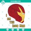 Iron Man SVG design with Tony Stark, superhero theme. Downloadable SVG file for digital crafting projects.