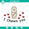 Chewbacca themed Valentine's Day SVG file with Star Wars design, perfect for crafting projects.