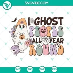 Halloween, SVG Files, Floral Ghost Pumpkin Halloween SVG Image, Halloween 4