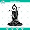 Black Flame Candle SVG images with intricate design, perfect for halloween crafts and decor.