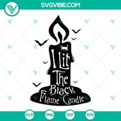 Halloween, SVG Files, Sanderson Sisters Black Flame Candle Company SVG Images, 3