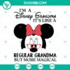 Disney Grandma themed SVG images for crafting projects, featuring fun and quirky designs. Perfect for Disney-loving grandmothers.