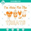Disney Halloween snacks Mickey SVG file for treat lovers.