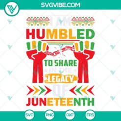 Juneteenth SVG file with Black Pride theme, honoring legacy, ideal for digital design projects.