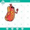4th of July SVG with humorous "I'm Just Here For The Wieners" design featuring hot dogs. Perfect for holiday crafting and decor.