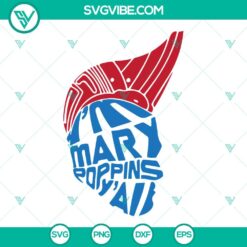 Movies, SVG Files, I’m Mary Poppins Y’all Yondu SVG Images, Guardians Of 22