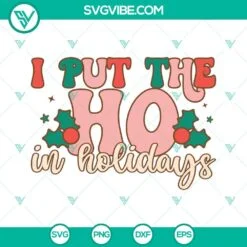 Christmas, SVG Files, Ho Ho Ho SVG Image, Christmas SVG Image PNG DXF EPS Cut 4