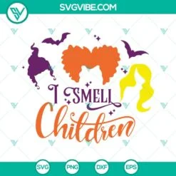 Halloween, SVG Files, I Smell Children SVG Download Files For Cricut, Sanderson 2