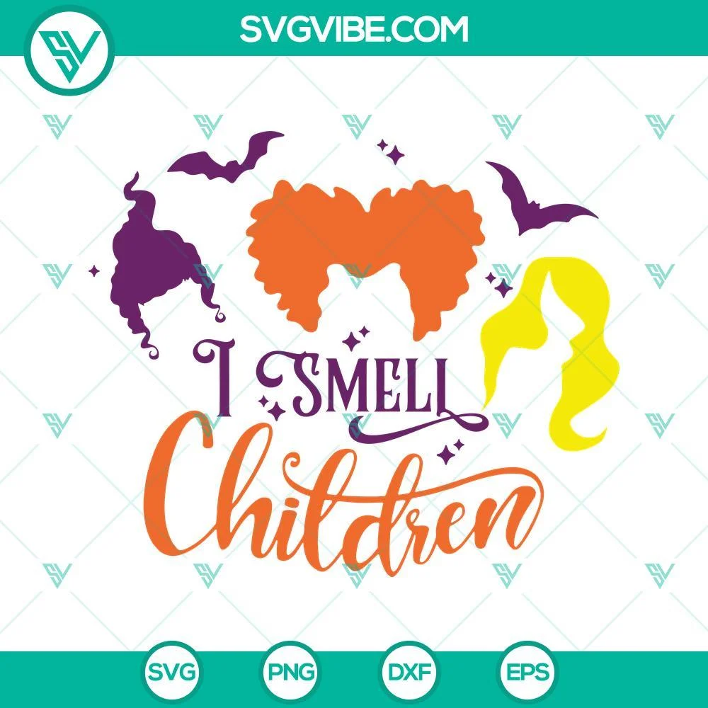 Halloween, SVG Files, I Smell Children SVG Download Files For Cricut, Sanderson 1