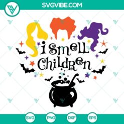 I Smell Children SVG Images Files, Hocus Pocus SVG Files, Funny Halloween