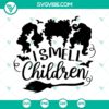 Whimsical Sanderson Sisters SVG file, perfect for Hocus Pocus fans. Ideal for Halloween crafts.