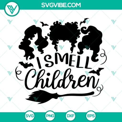 i smell children svg hocus pocus svg sanderson sisters svg witch svg halloween svg 7 mockup