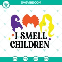 I Smell Children SVG Images PNG DXF EPS Cricut Silhouette Vector Clipart