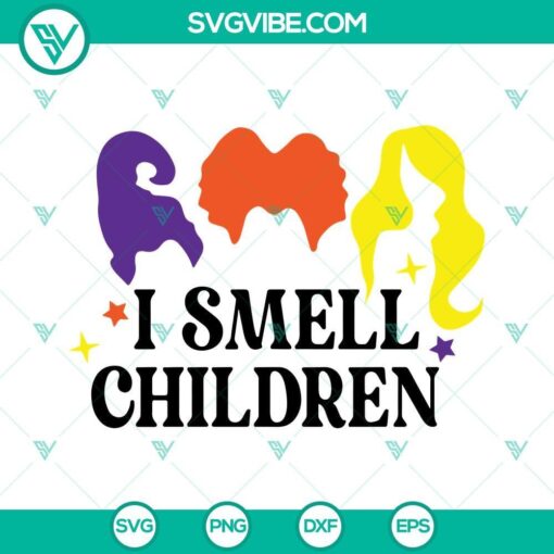 i smell children svg png dxf eps cricut silhouette vector clipart 6 mockup