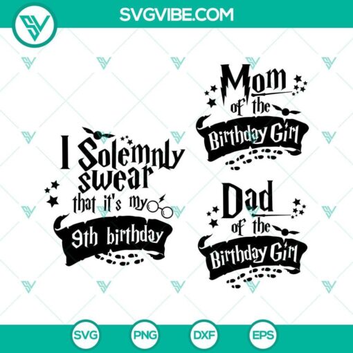 i solemnly swear that it s my 9th birthday svg birthday girl svg harry potter brithday svg 4 mockup