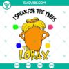 Colorful Lorax SVG file featuring Dr. Seuss characters. High-quality Lorax SVG and PNG files for crafting projects.