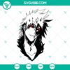 Ichigo Kurosaki character from Bleach anime in SVG format, includes PNG, DXF, and EPS files.