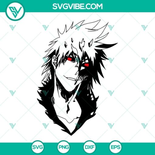 ichigo kurosaki svg bleach svg anime svg png dxf eps 1 mockup