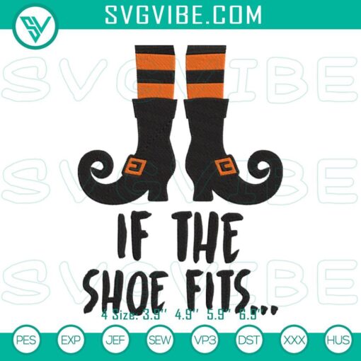 if the shoe fits witch legs embroidery design files witch shoes embroidery designs mockup